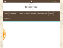 Tablet Screenshot of pensionetranchina.com